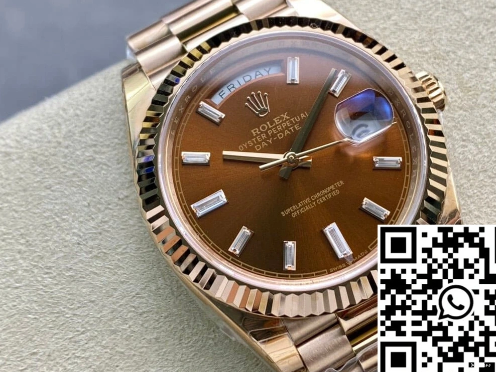 Rose Gold EW Factory V2 Rolex 228235 Date Day 0308